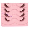 Gmagictobo False Eyelashes Fluffy Wispy Half Lashes Cat Eye Look