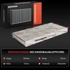Frankberg 2x Cabin Air Filters with Activated carbon Compatible with