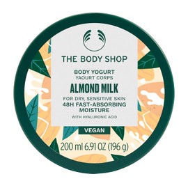 The Body Shop Almond Milk Body Yogurt, 48hr Moisturizer, for Sensitive and Dry Skin, 100% Vegan,6.98 Fl.Oz
