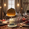 WARMCITY Candle Lamp Warmer, Wide Base Scented Candle Warmer with