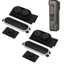 2 Pack XPR3500e Launch Talk PTT Rubber Button Replacement for Motorola XPR3500e XiR P6600i XiR P6620i Walkie-Talkie