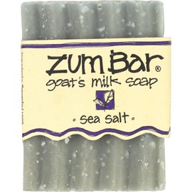 Zum Bar Goat's Milk Soap Bar, Sea Salt 3 oz (3 pack)