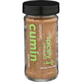 Spicely Organics Spice Cumin Ground Jar 1.7 OZ