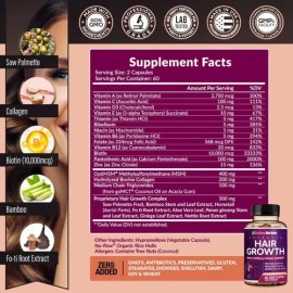 24-in-1 Advanced Hair Growth Vitamins Stops Hair Loss                                                                                                 