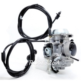 Aftermarket Carburetor with Choke Starter Cable for Polaris ATP 330 2004-2005