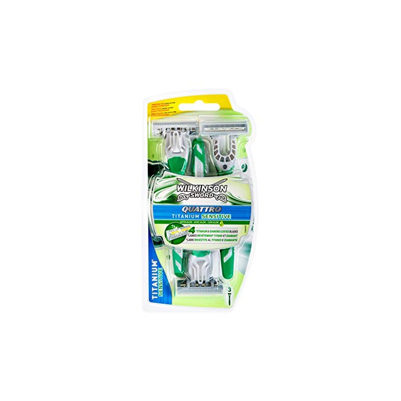 WILKINSON SWORD - Quattro essential 3 x Disposable Razors