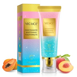 Niacinamide Whitening Toothpaste for Radiant Smile – Gentle Stain Removal, Fresh Breath, Deep Cleaning & Gum Protection – Niacinamide Toothpaste for Daily Use – Lasting Mint Flavor – 3.5oz Tube