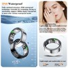 NEWTRENDS Smart Ring, Heart Rate/Sleep/Blood Oxygen Monitoring, Step Count, Wearable