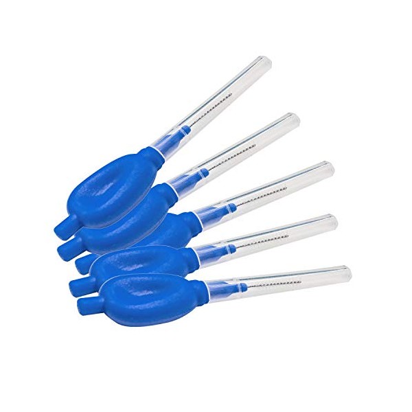 Mini Dental Interdental Brush - Blue 0.8mm - Pack of 48, Recommended by Dentist for Best oral Health, Prevent Bad Breath and Periodontal Disease, by Vivid