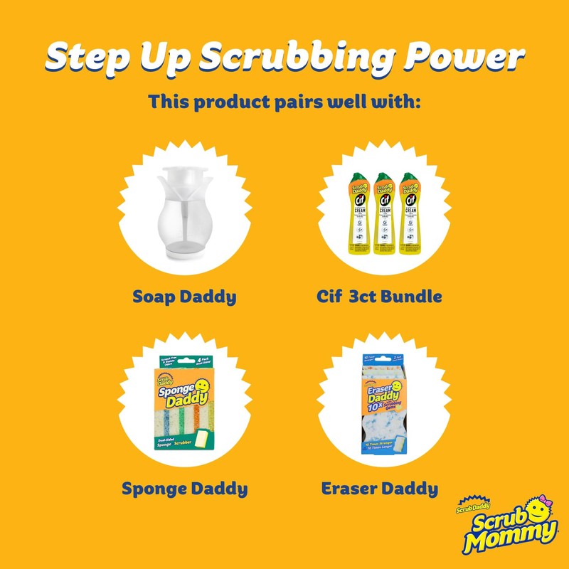 Scrub Daddy Sponges + Household Cleaning Supplies Bundle - PowerPaste