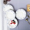 fanquare 8 Inch Porcelain Soup Bowls Set of 4, Round