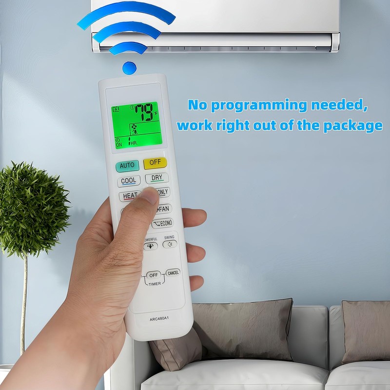 Replacement for Daikin Air Conditioner Remote Control ARC480A1 ARC480A2 ARC480A3