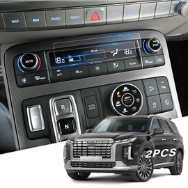 WEIPIN for (2PCS) 2023-2025 Palisade AC Panel Screen Protector for 2023 2024 2025 Palisade Accessories Ultra-tough Screen Protector