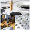 sourcing map 2pcs Straight Flute Thread Tap, M1.6 x 0.35