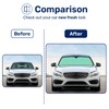 GENANY Blue Rubber Duck Windshield Sun Shade for Car SUV