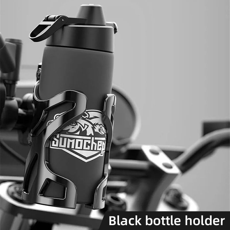 AIMALL Adjustable Motorcycle & Bicycle Cup Holder, Universal Water Bottle