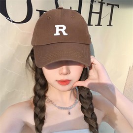 Full Wig, Straight Cap, Hat and Hair Integrated, Sweet, Cool, Realistic, Adjustable, Women's, Gal Style, Small Face, Heat Resistant (Brown)