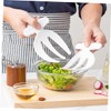 BIUDECO Pcs Salad Hands Forks Reusable Salad Claw Short Handle