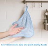Hipruict Kitchen Towels with Hanging Loop, Pack of 5 Absorbent