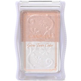  Canmake Glow Twin Color 05 Pink Beige Pearl 3.5g Eyeshadow Glam (x 1)