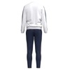 Joma Men's Victory Tracksuit, White/Navy, XL, White/navy blue