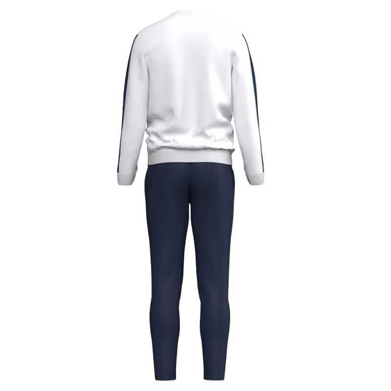 Joma Men's Victory Tracksuit, White/Navy, XL, White/navy blue