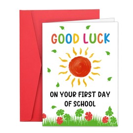 Back to School Cards, First Day of Kindergarten Preschool Sign for Girls Boys, Back to School Supplies for Kids Students, Schools Stuff for Teens Girls Boys, 1st Day of Schools Sign for Daughter Son