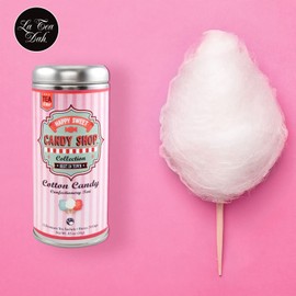 Cotton Candy Tea by La Tea Dah, Lightly Caffeinated Oolong Tea Flavored with Hibiscus, Raspberry, Cranberry, & Apple, Fragrant, Fruity Hibiscus Tea Bags, Dessert Tea (12 Sachets)