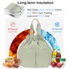 Hafmall Insulated Lunch bag for Women, Large Lunch Box Drawstring
