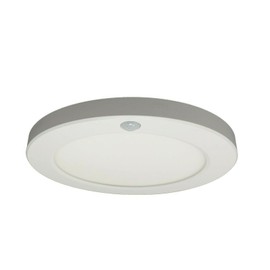 UKEW 18W PIR Ceiling Panel Light - LED Round Flush Recessed Surface Mounted Motion Sensor CCT and Time Adjustable - Kitchen Indoor Lighting Fixtures