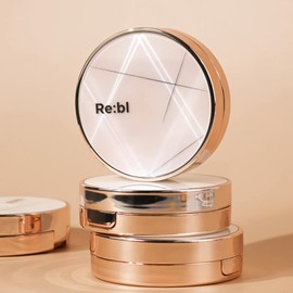 Ribble glow cell-in cushion original + refill + round puff Ribble No. 21 light beige / 리블 글로우 셀인 쿠션 본품+리필+원형퍼프 리블 21호 라이트베이지