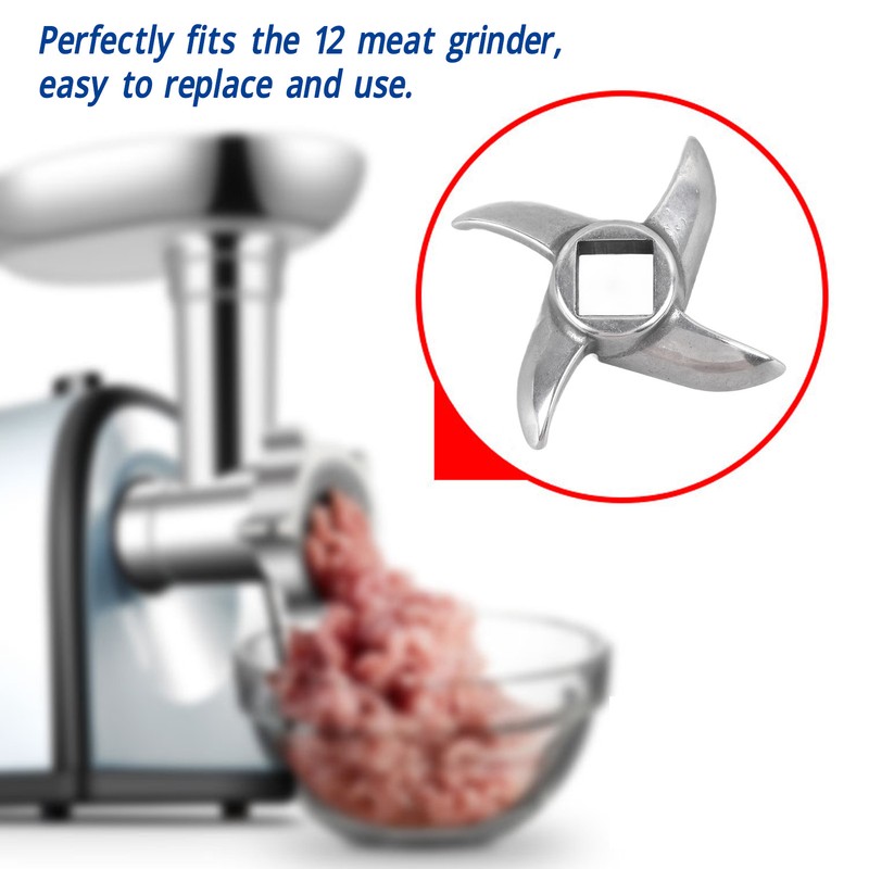 Meat Grinder Blade 12 Type Stainless Steel Mincer Knife Cross