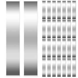 30 Pieces Shim Stock Assortment Metal Shim Stock 304 Stainless Steel Strips 1" Width x 6" Length, 0.0007", 0.001", 0.0015", 0.002", 0.003", 0.004", 0.005", 0.006", 0.008", 0.01" Thickness Metal Shims