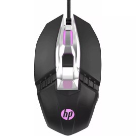 HP M270 Wired Gaming Mouse 2400 MAX DPI LED Breathing Lights - Black