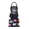 ENSIANTH Cute Hippo Aprons Hippo Cooking Aprons with Pockets Hippo