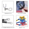 Kigauru 320 Pieces Bare Crimp Terminals, Round Terminals, RNB Model,