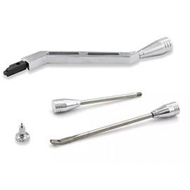 Polished Billet Aluminum GM Column Shifter Turn Signal Lever Hazard Tilt KIT