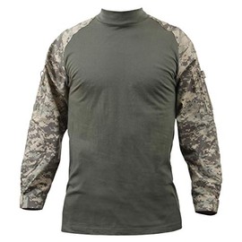 Rothco Fire Retardant Combat Shirt (US, Alpha, Large, Regular, Regular, ACU Digital Camo)