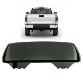 JMTAAT Rear Heated Window Glass Compatible with 2007-2021 Toyota Tundra 4 Door Crew Cab Only Exclude Slider or Stationary Power Drop Down Tempered Glass Dark Back Window