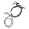 Shampoo Bowl Faucet 70cm Pipe 120cm Soft Hose Shampoo Bed