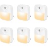 NightLight 6 Pack Plug in Warm White LED Night Light