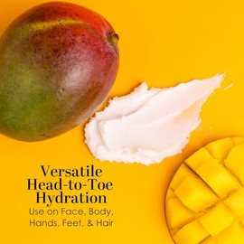 Mantequilla de mango orgánica cruda, sin refinar, de semillas de mango para el cuidado de la piel, el cuerpo y el cabello, manteca de mango pura prensada en frío para hacer jabón, loción de mango,