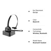 Bluetooth Headset with Microphone, Noise Canceling Wireless On Ear Headphones,