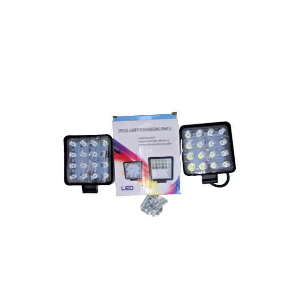 autoxbert Two (2) 48W LED Work Lights Bar Spot Pods