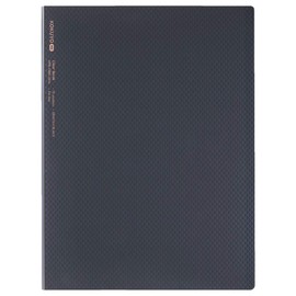 Kokuyo KME-CBGL10DM File Clear Book, Fixed Type, A4, 10 Pieces, Black