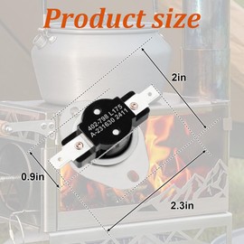 231630 Furnace Limit Switch Compatible with Suburban RV Furnaces SF-20, SF-25, SF-30, SF-35, SF-20F, SF-25F, SF-30F, SF-35F - Replacement Part for Suburban RV Furnace Limit Switch, L175-40F, 1 Pc