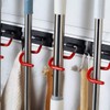 QBOSO Wall Mounted Mop and Broom Holder Stainless Steel S