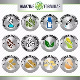 Amazing Formulas L-ornithine 1500 Mg 120 Cápsulas Sabor Sin Sabor