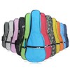 Waterproof Durable Colorful Ukulele Cotton Case Bag with Storage (21in,