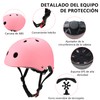 UIEYAKFR Juego Casco Bicicleta para Niños, Protecciones para Patinar Nino,Apto